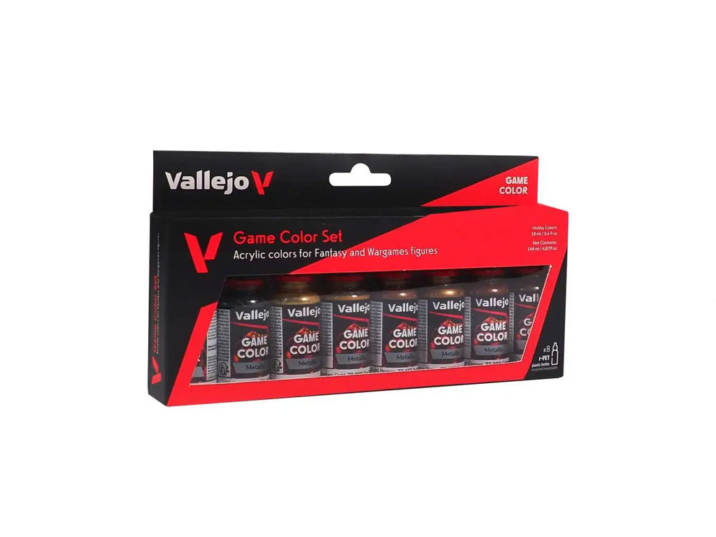 GAME COLOR SET 72303 METALLIC COLORS VALLEJO