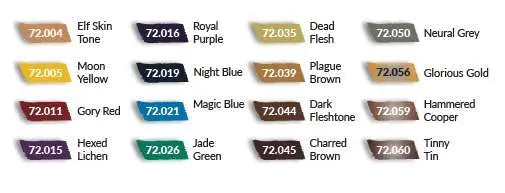 GAME COLOR SET 72298 ADVANCED VALLEJO
