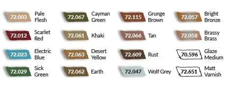 GAME COLOR SET 72188 SPECIALIST VALLEJO