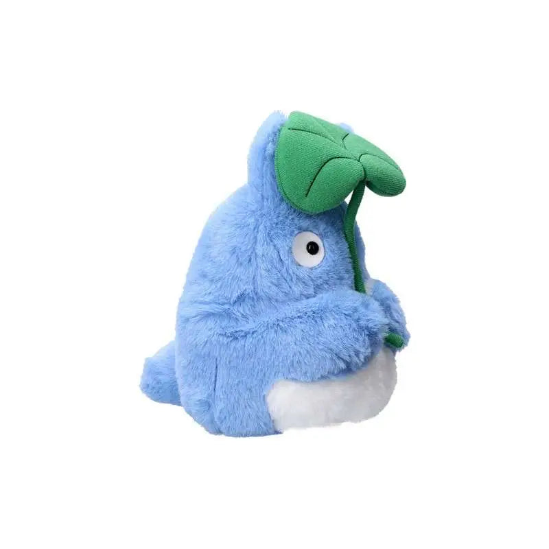 MY NEIGHBOR TOTORO NAKAYOSHI BLUE PLUSH WITH LEAF STUDIO GHIBLI