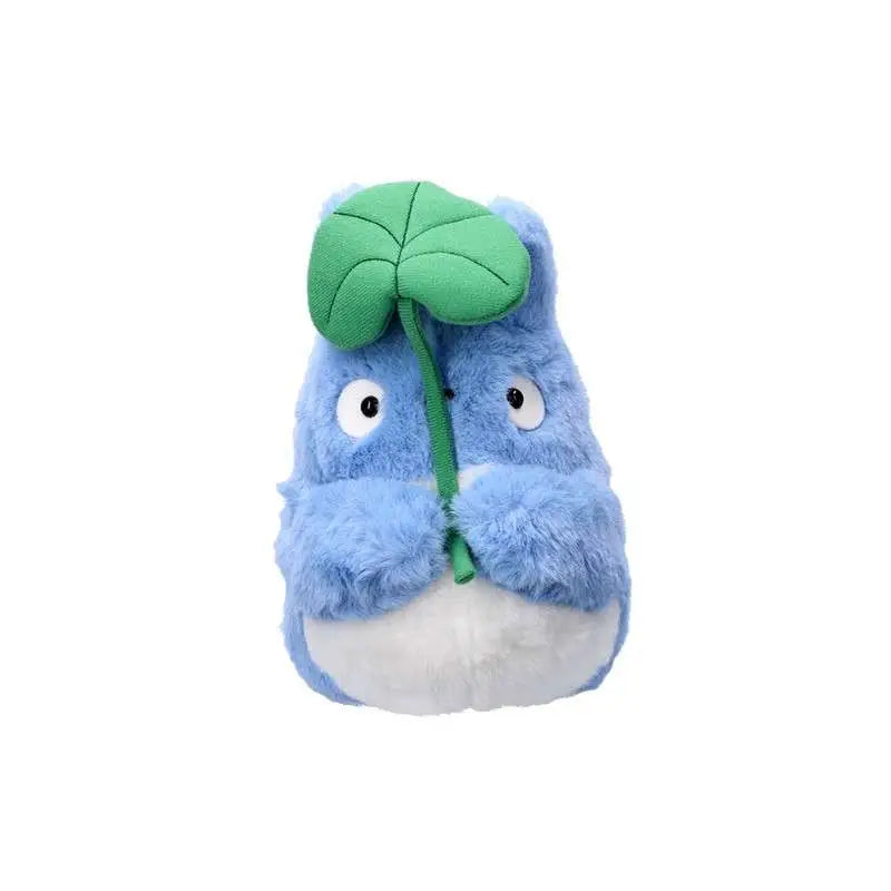 MY NEIGHBOR TOTORO NAKAYOSHI BLUE PLUSH WITH LEAF STUDIO GHIBLI