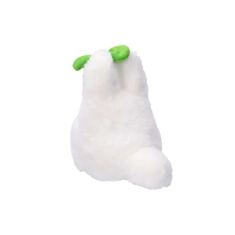 MY NEIGHBOR TOTORO NAKAYOSHI WHITE PLUSH WITH LEAF STUDIO GHIBLI