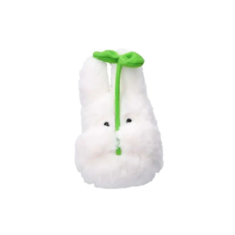 MY NEIGHBOR TOTORO NAKAYOSHI WHITE PLUSH WITH LEAF STUDIO GHIBLI