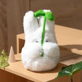 MY NEIGHBOR TOTORO NAKAYOSHI WHITE PLUSH WITH LEAF STUDIO GHIBLI