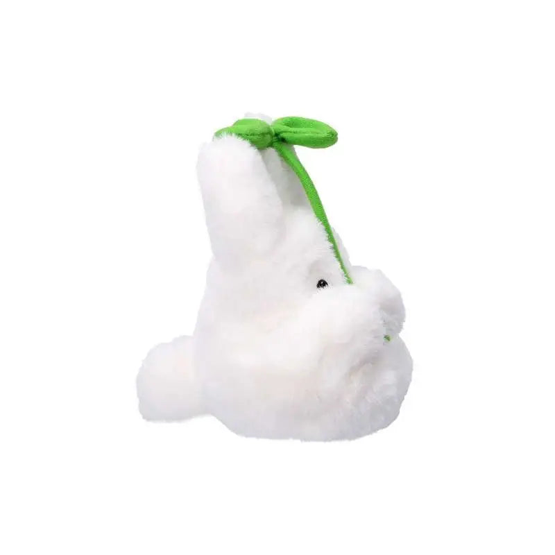 MY NEIGHBOR TOTORO NAKAYOSHI WHITE PLUSH WITH LEAF STUDIO GHIBLI