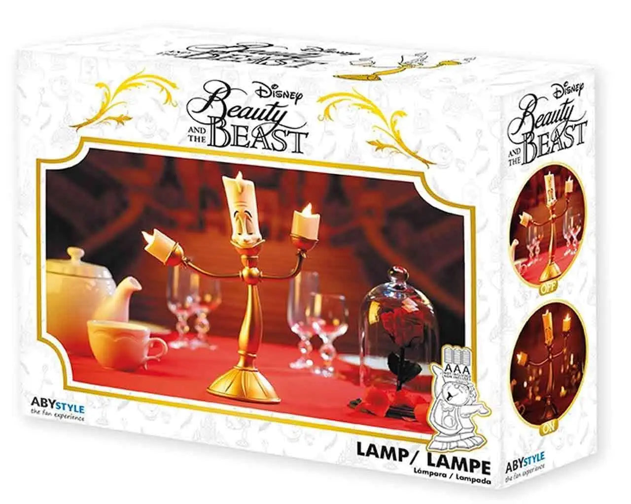 DISNEY BEAUTY & THE BEAST LUMIERE DESK LAMP Abystyle Studio