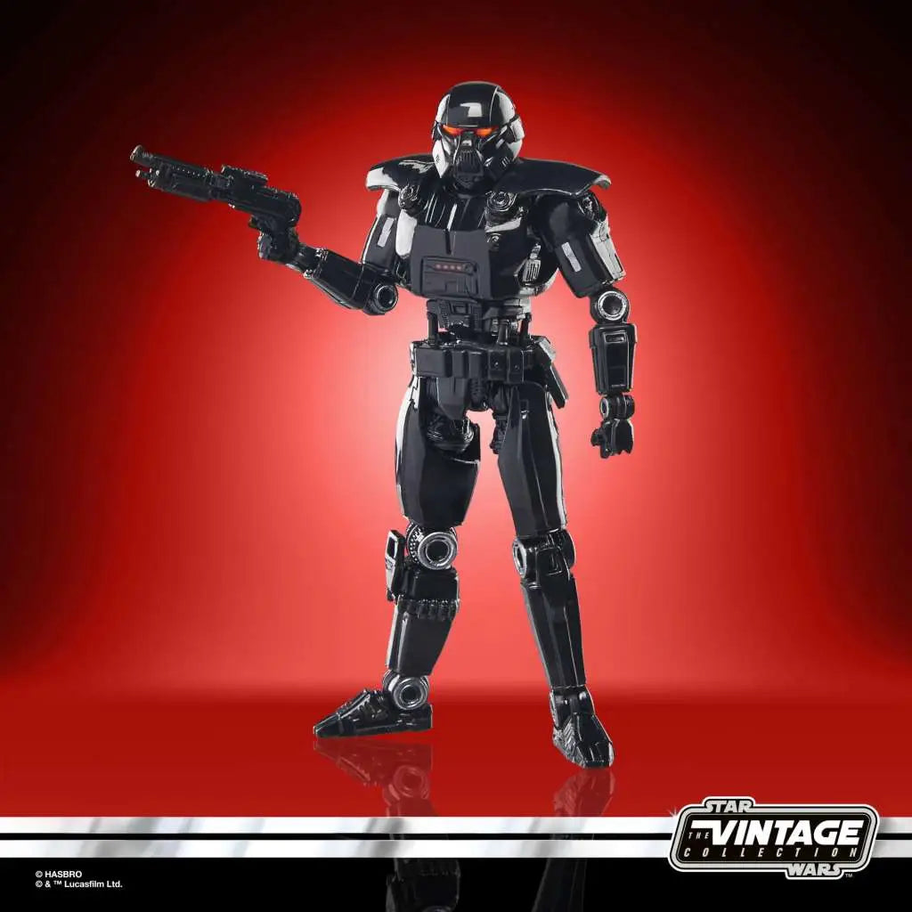 STAR WARS VINTAGE THE MANDALORIAN DARK TROOPER ACTION FIGURE HASBRO