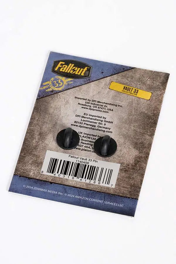 FALLOUT VAULT 33 PIN DEVPLUS