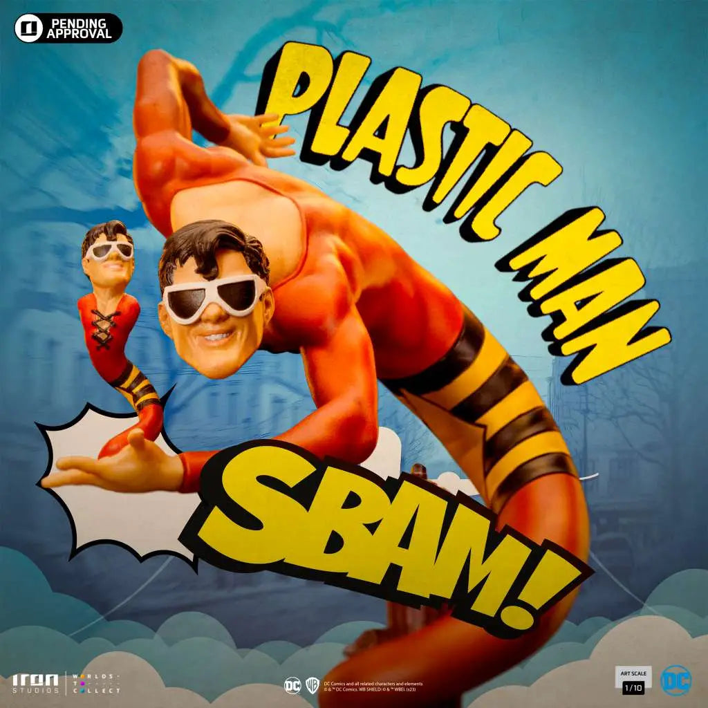 DC COMICS PLASTIC MAN 1/10 STATUE IRON STUDIOS