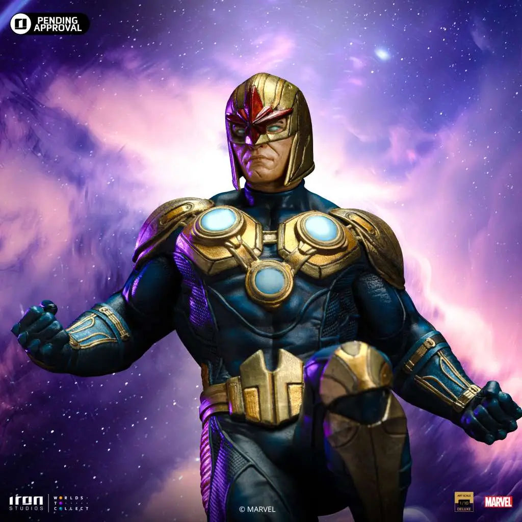 INFINITY GAUNTLET NOVA DLX 1/10 STATUE IRON STUDIOS