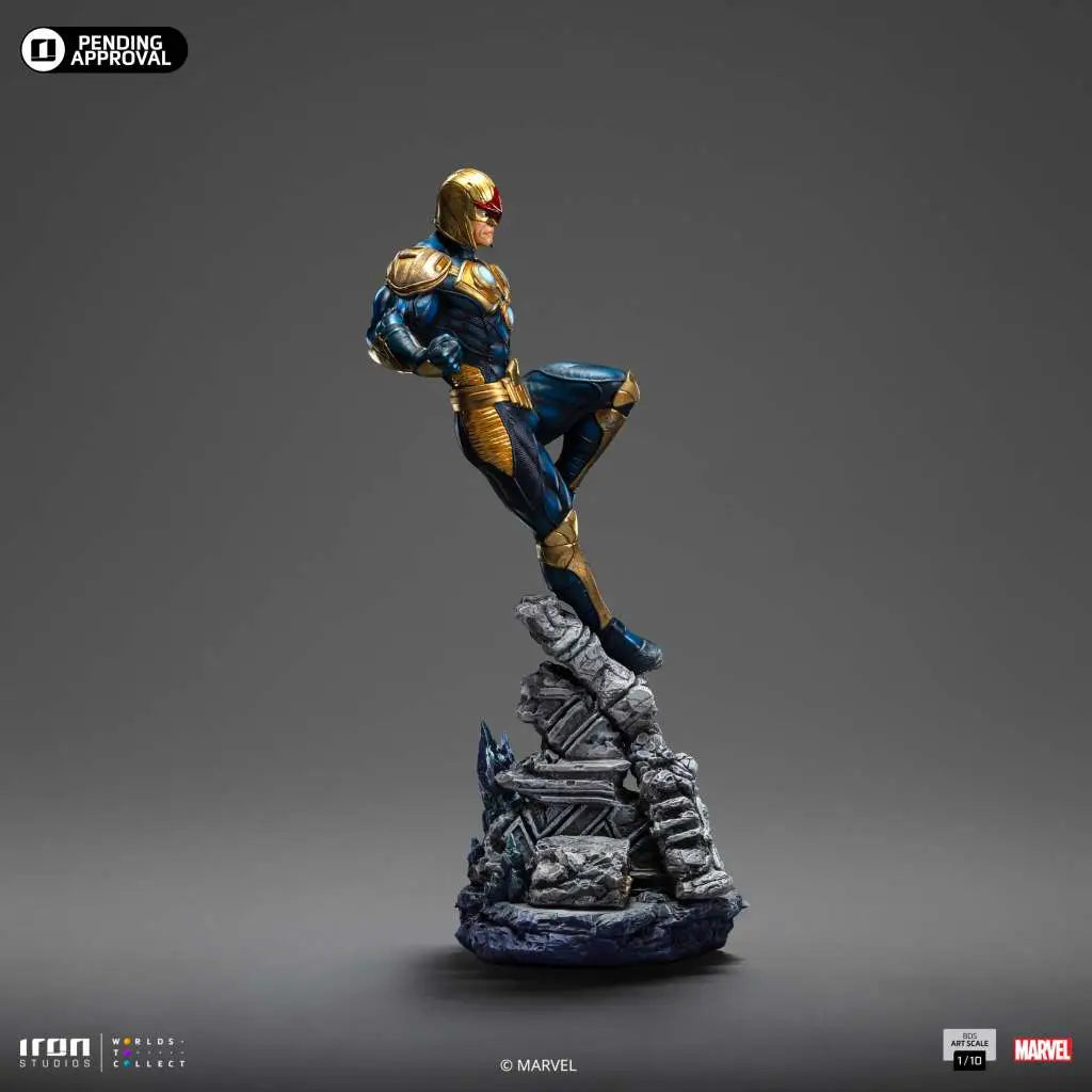 INFINITY GAUNTLET NOVA REGULAR 1/10 STATUE IRON STUDIOS