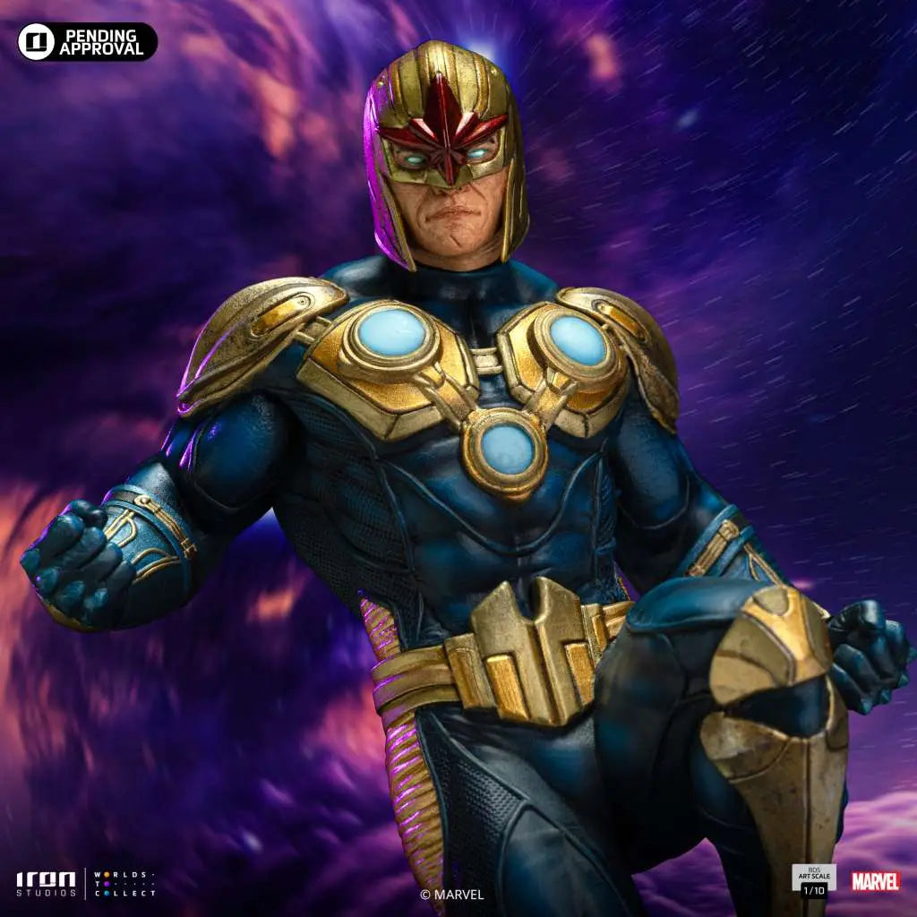 INFINITY GAUNTLET NOVA REGULAR 1/10 STATUE IRON STUDIOS