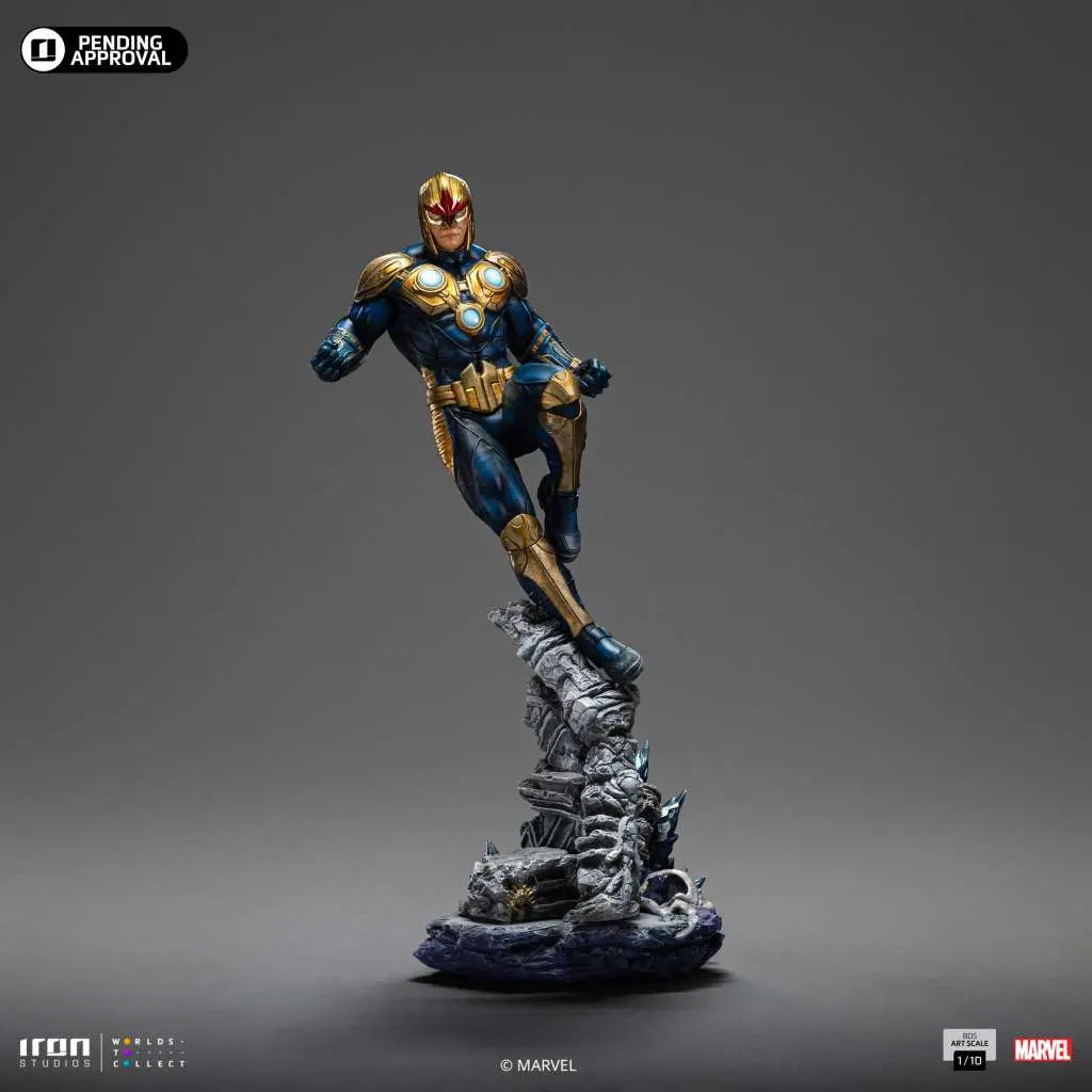 INFINITY GAUNTLET NOVA REGULAR 1/10 STATUE IRON STUDIOS