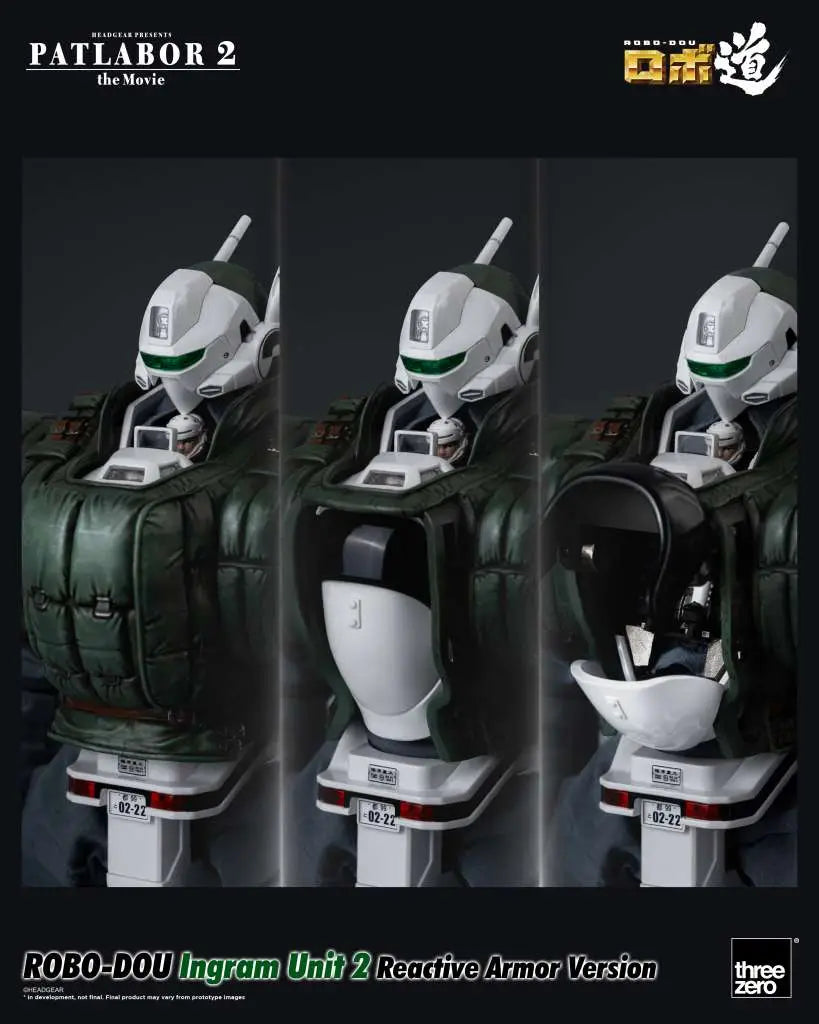 PATLABOR 2 THE MOVIE ROBO-DOU INGRAM UNIT 2 REACTIVE ARMOR VER THREEA TOYS/THREEZERO