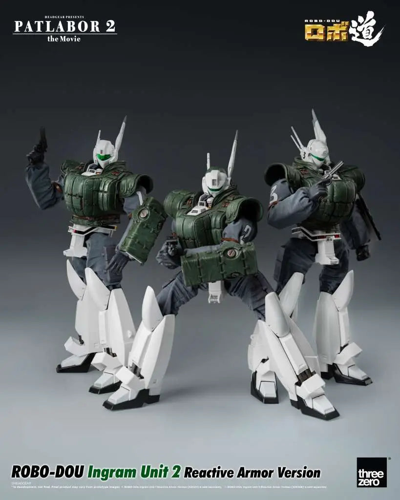 PATLABOR 2 THE MOVIE ROBO-DOU INGRAM UNIT 2 REACTIVE ARMOR VER THREEA TOYS/THREEZERO