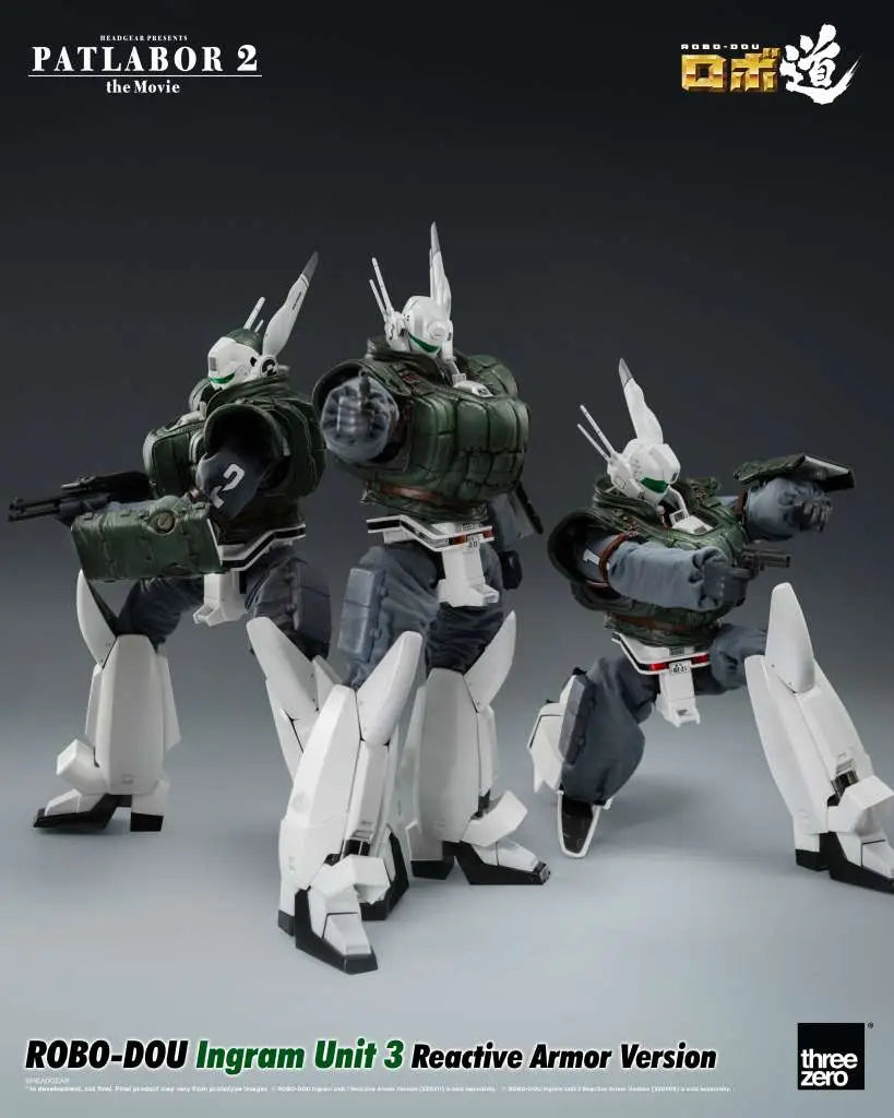 PATLABOR 2 THE MOVIE ROBO-DOU INGRAM UNIT 3 REACTIVE ARMOR VER THREEA TOYS/THREEZERO