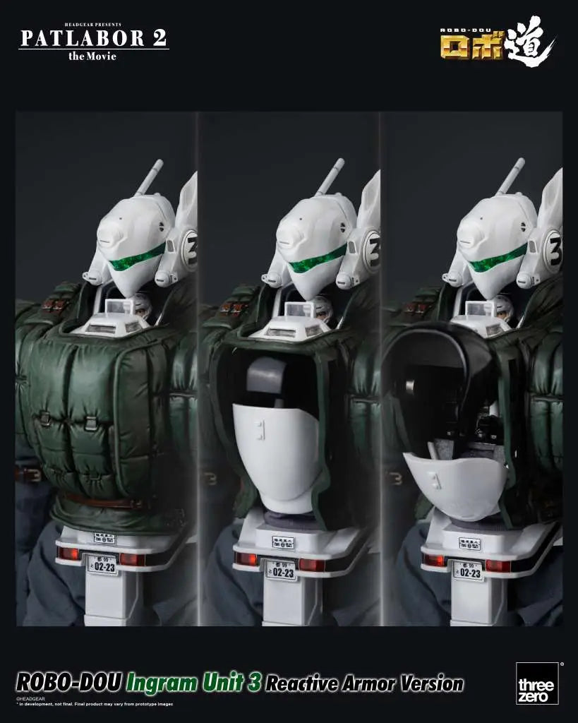 PATLABOR 2 THE MOVIE ROBO-DOU INGRAM UNIT 3 REACTIVE ARMOR VER THREEA TOYS/THREEZERO