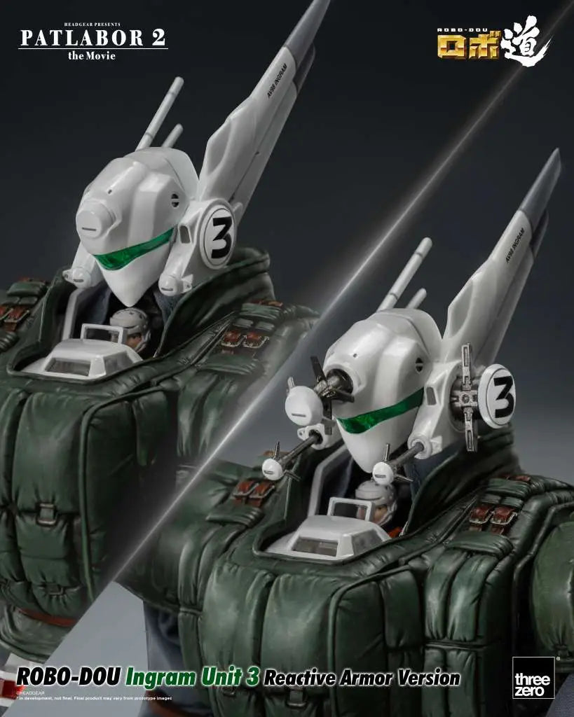 PATLABOR 2 THE MOVIE ROBO-DOU INGRAM UNIT 3 REACTIVE ARMOR VER THREEA TOYS/THREEZERO