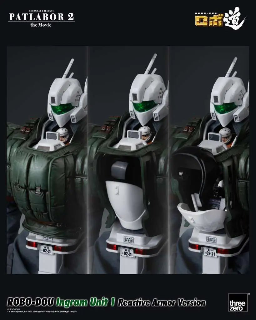 PATLABOR 2 THE MOVIE ROBO-DOU INGRAM UNIT 1 REACTIVE ARMOR VER THREEA TOYS/THREEZERO