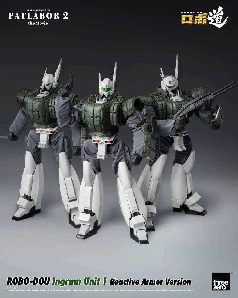 PATLABOR 2 THE MOVIE ROBO-DOU INGRAM UNIT 1 REACTIVE ARMOR VER THREEA TOYS/THREEZERO