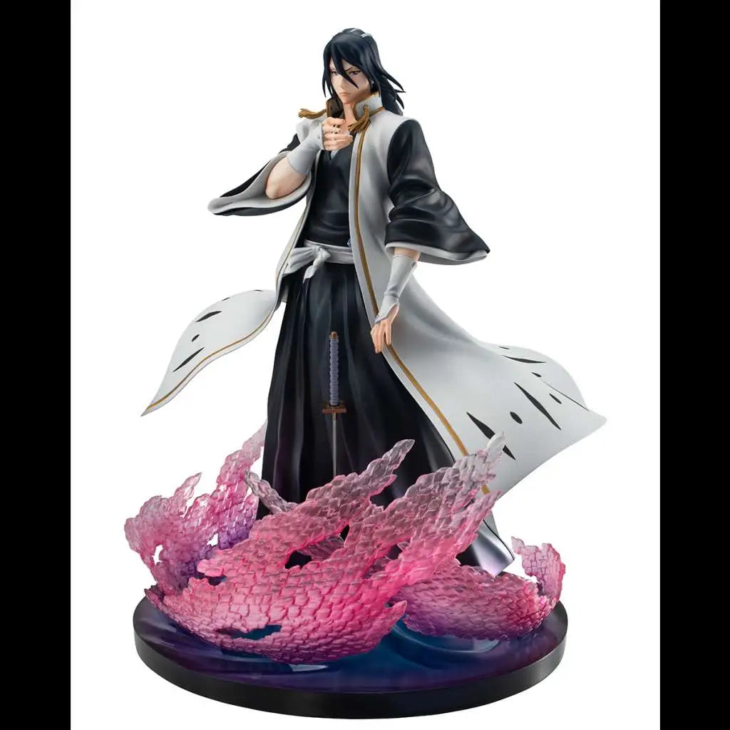 BLEACH 1000Y BLOOD WAR BYAKUYA KUCHIKI GEM STATUE MEGAHOUSE
