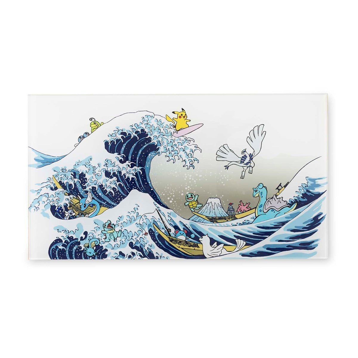 Great Wave Pikachu & Friends Wall Art & Dive Ball Bundle