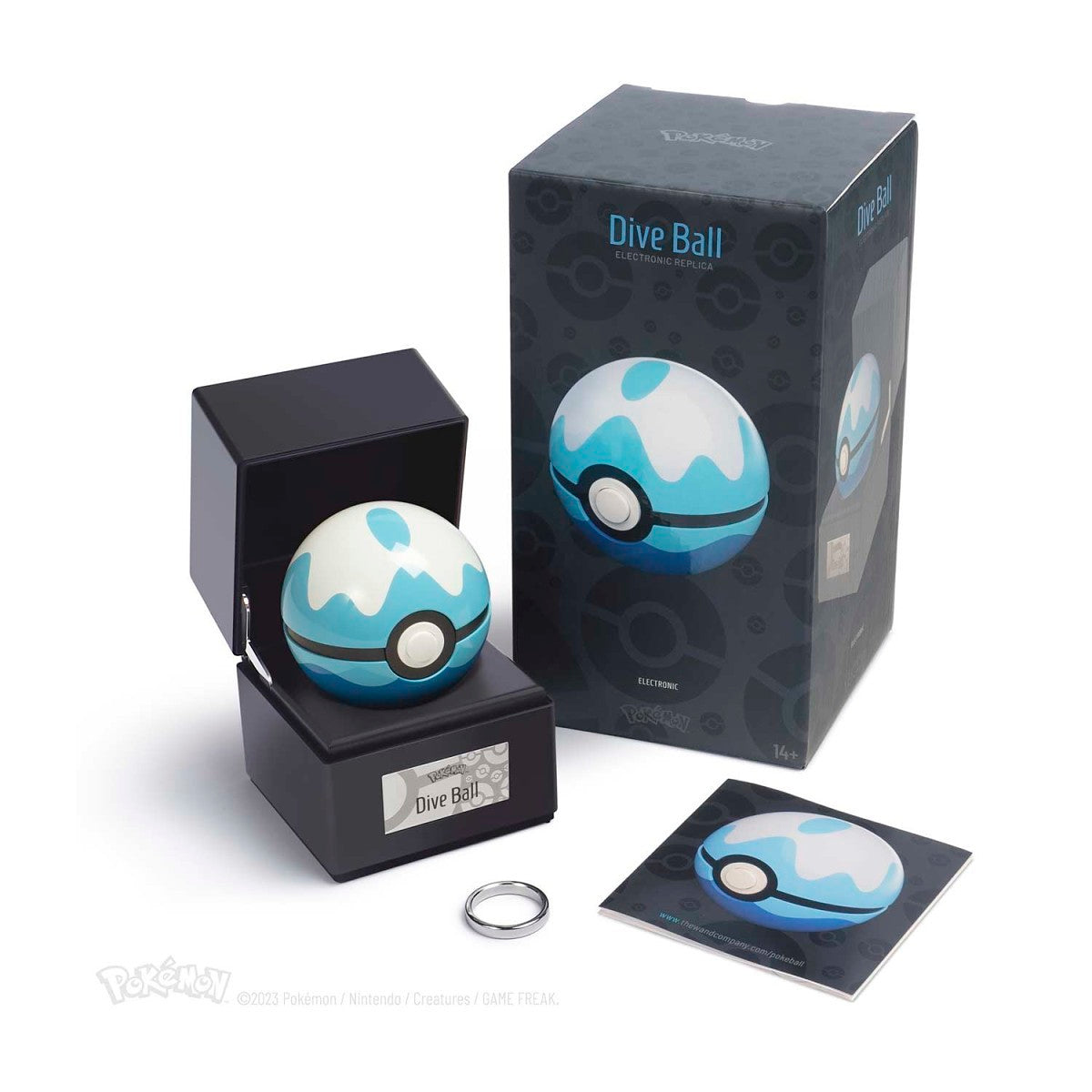 Great Wave Pikachu & Friends Wall Art & Dive Ball Bundle