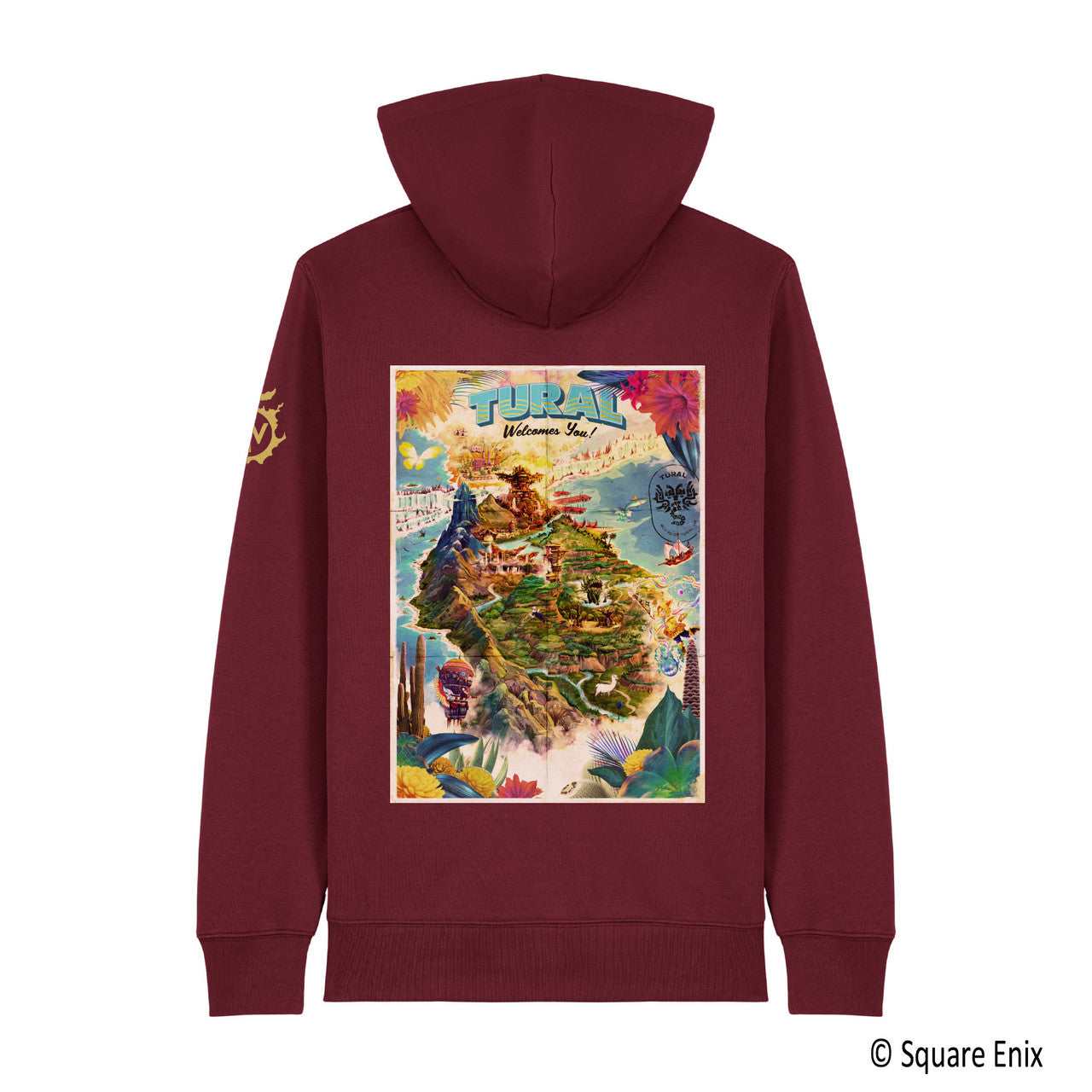 FINAL FANTASY XIV DAWNTRAIL Hoodie TURALIST Maroon