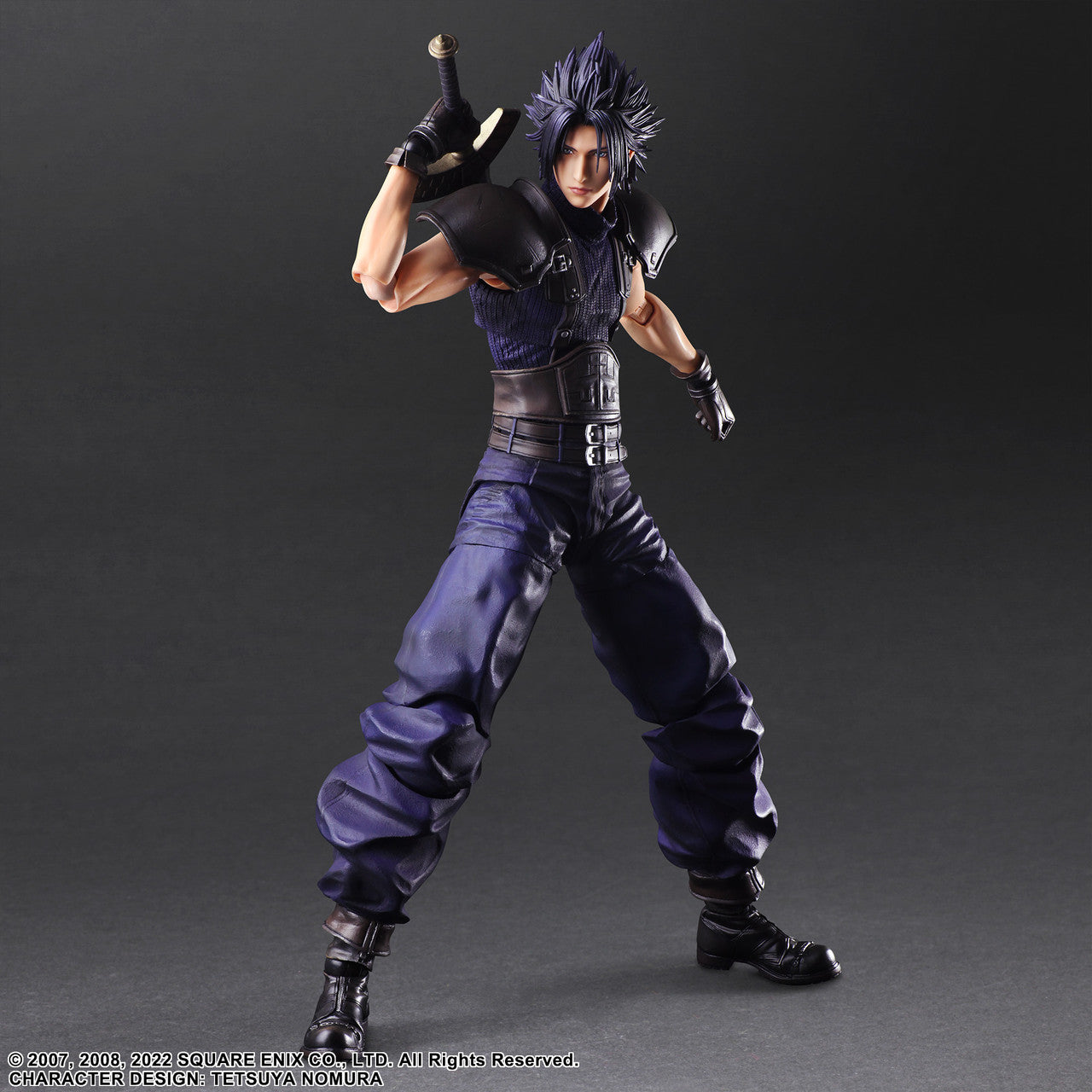CRISIS CORE –FINAL FANTASY VII– REUNION PLAY ARTS KAI ACTION FIGURE ZACK FAIR SOLDIER 2ND CLASS