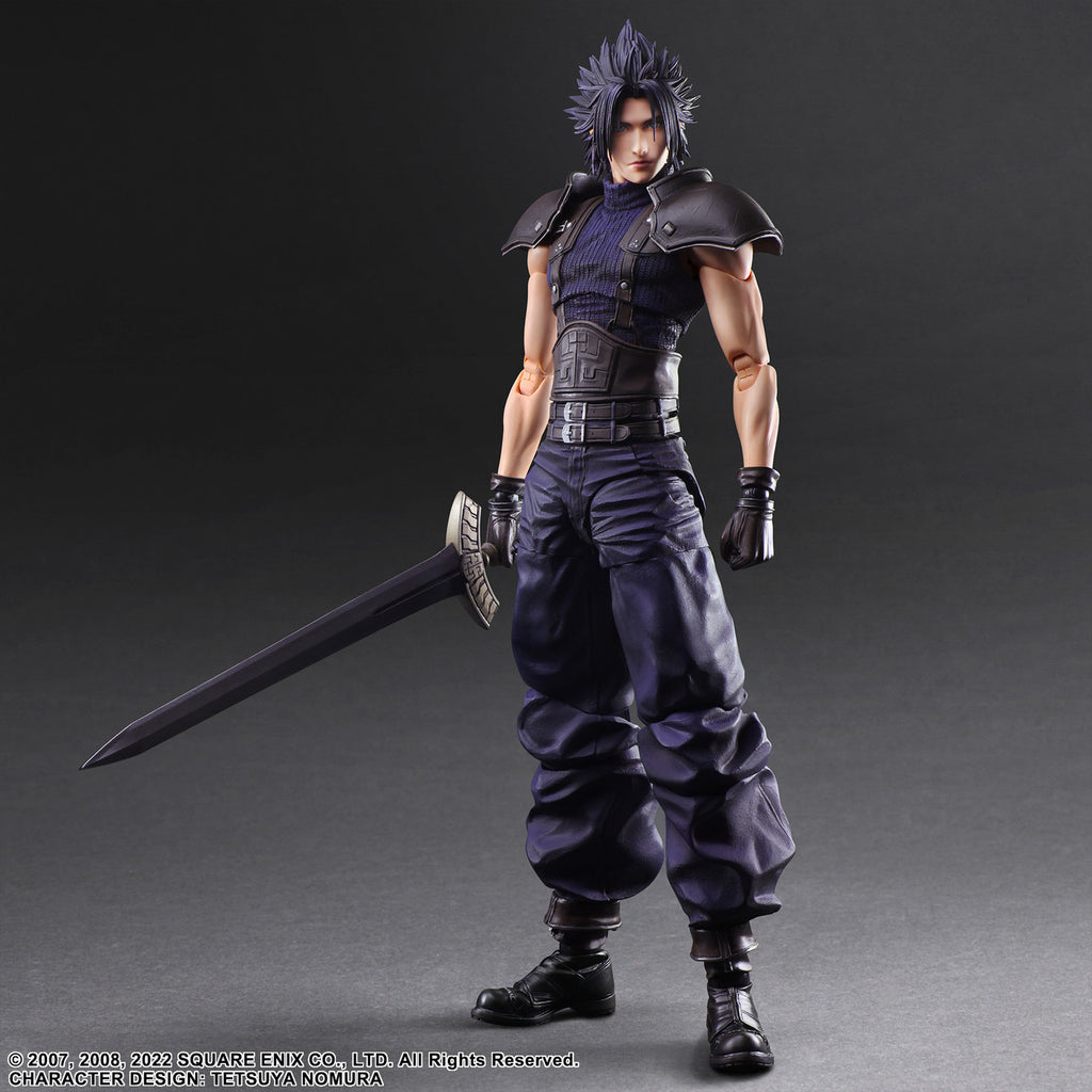 CRISIS CORE –FINAL FANTASY VII– REUNION PLAY ARTS KAI ACTION FIGURE ZACK FAIR SOLDIER 2ND CLASS