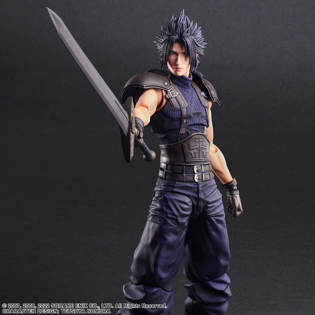 CRISIS CORE –FINAL FANTASY VII– REUNION PLAY ARTS KAI ACTION FIGURE ZACK FAIR SOLDIER 2ND CLASS