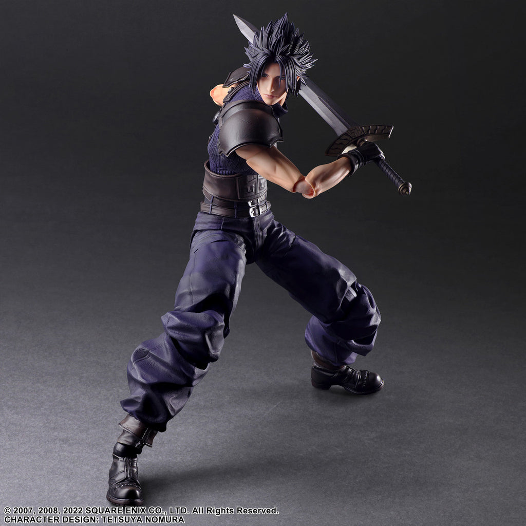 CRISIS CORE –FINAL FANTASY VII– REUNION PLAY ARTS KAI ACTION FIGURE ZACK FAIR SOLDIER 2ND CLASS