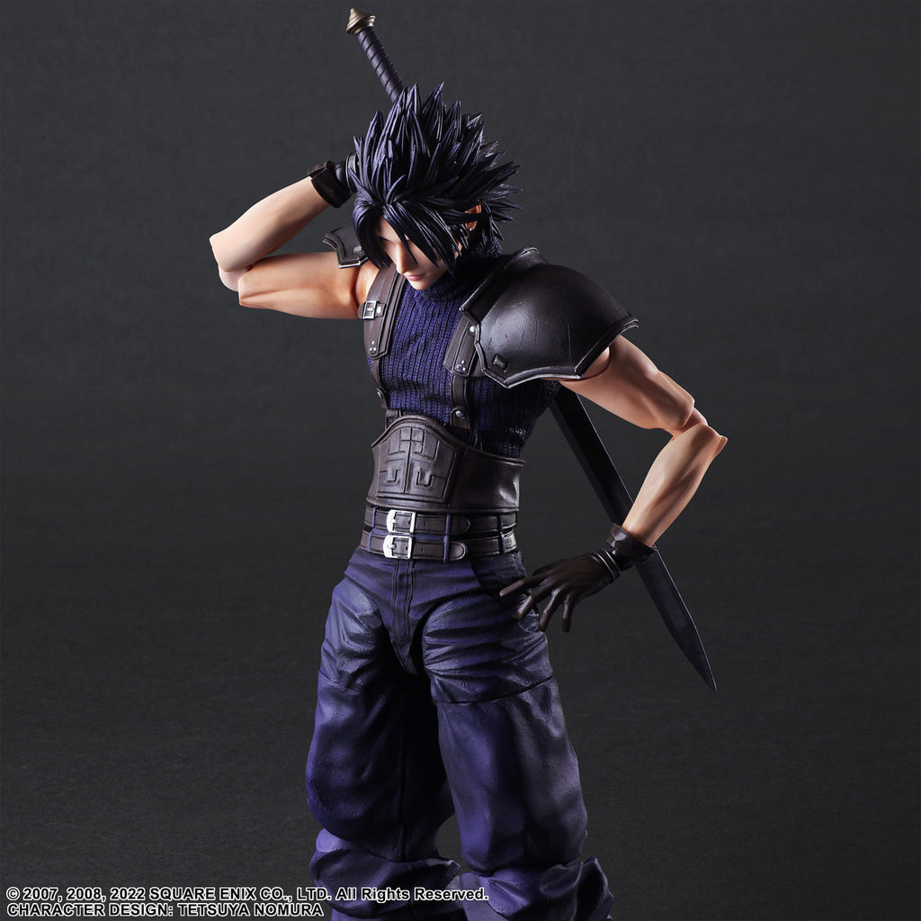 CRISIS CORE –FINAL FANTASY VII– REUNION PLAY ARTS KAI ACTION FIGURE ZACK FAIR SOLDIER 2ND CLASS
