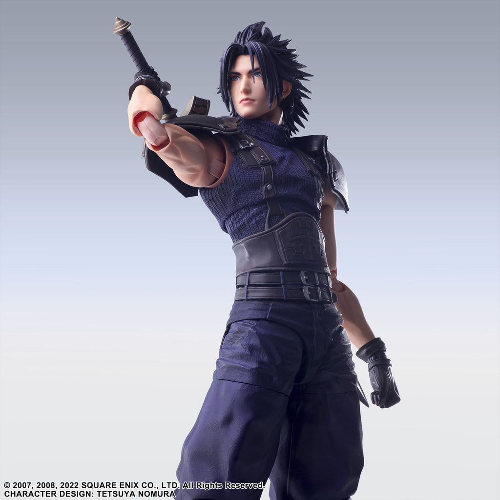CRISIS CORE –FINAL FANTASY VII– REUNION PLAY ARTS KAI ACTION FIGURE ZACK FAIR SOLDIER 2ND CLASS