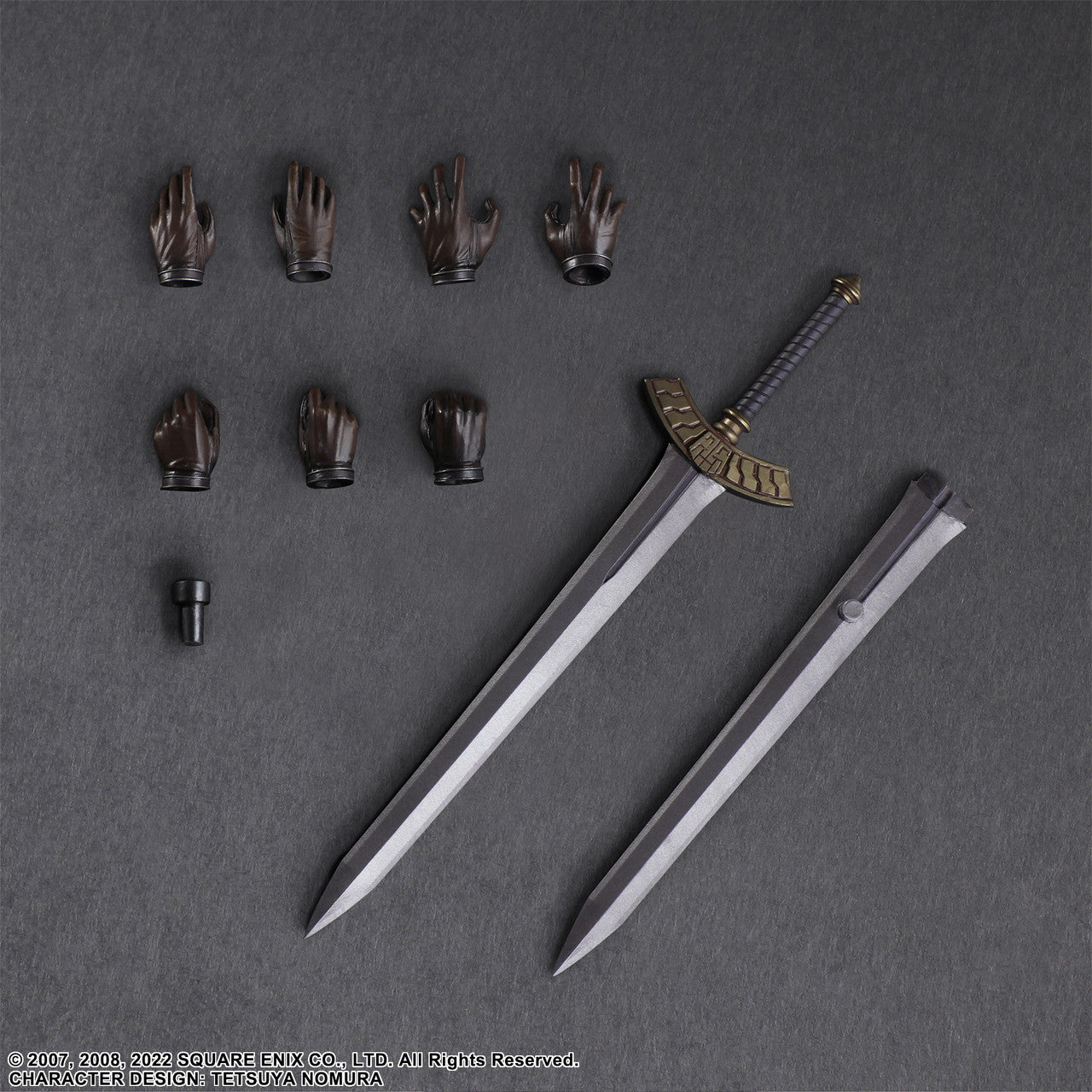 CRISIS CORE –FINAL FANTASY VII– REUNION PLAY ARTS KAI ACTION FIGURE ZACK FAIR SOLDIER 2ND CLASS