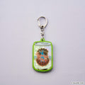 FINAL FANTASY XIV Energy Drink Glitter Keychain DANCING GREEN