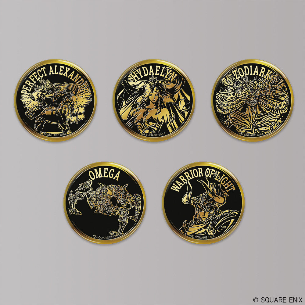 FINAL FANTASY XIV Golden Badge Collection DISPLAY