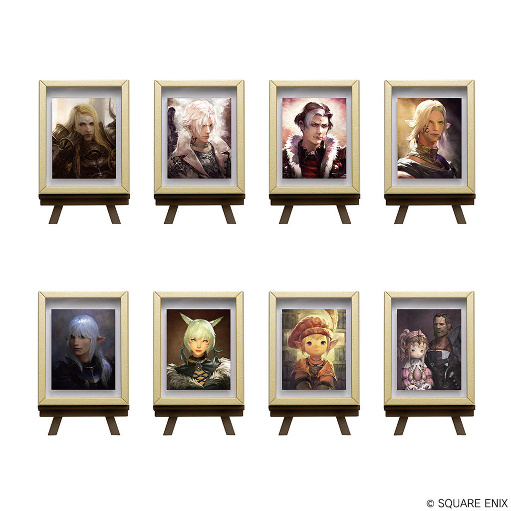 FINAL FANTASY XIV Framed Portrait Magnets Vol. 2 display