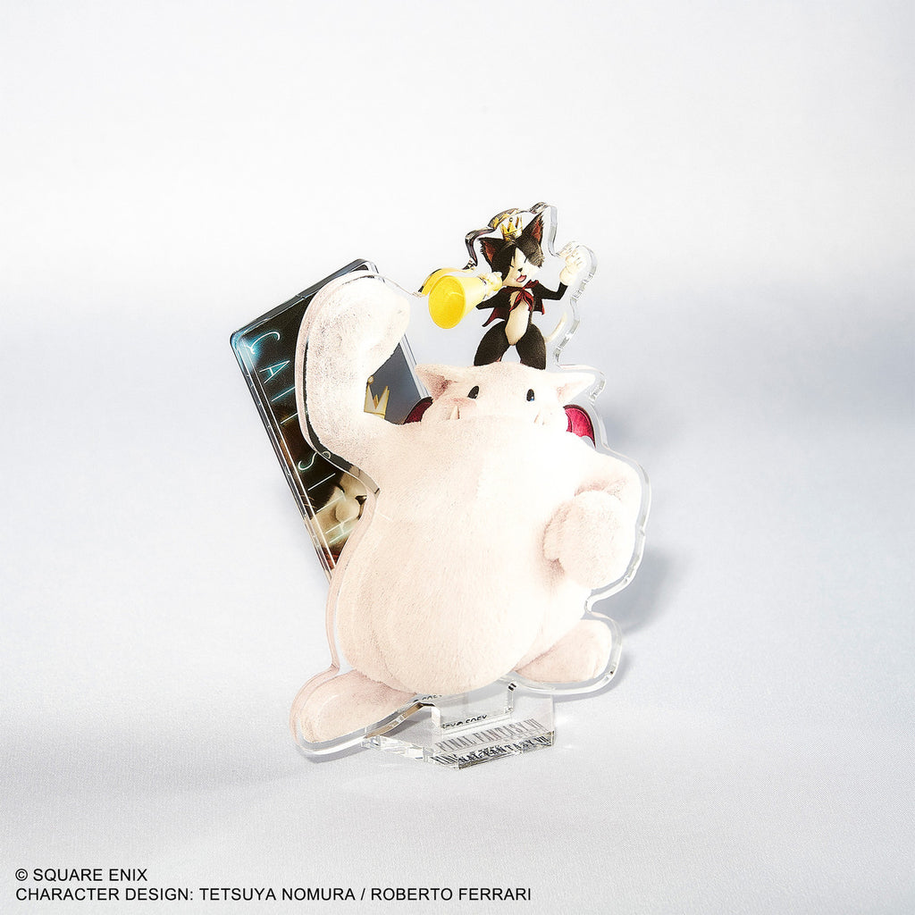 FINAL FANTASY VII REBIRTH ACRYLIC STAND CAIT SITH & FAT MOOGLE