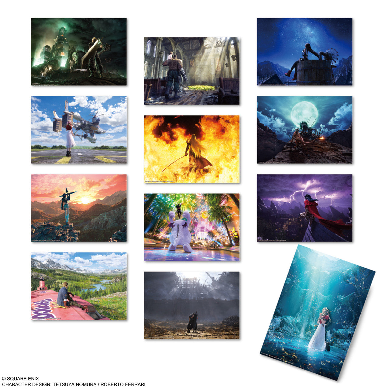 FINAL FANTASY VII REBIRTH Mini Clear Poster display