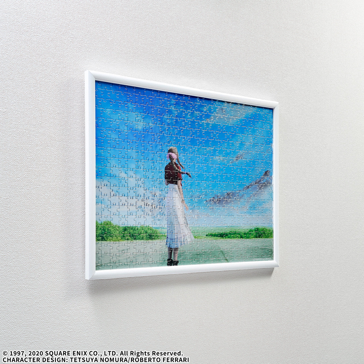 FINAL FANTASY VII REMAKE JIGSAW PUZZLE AERITH KEY ART 500 PIECE
