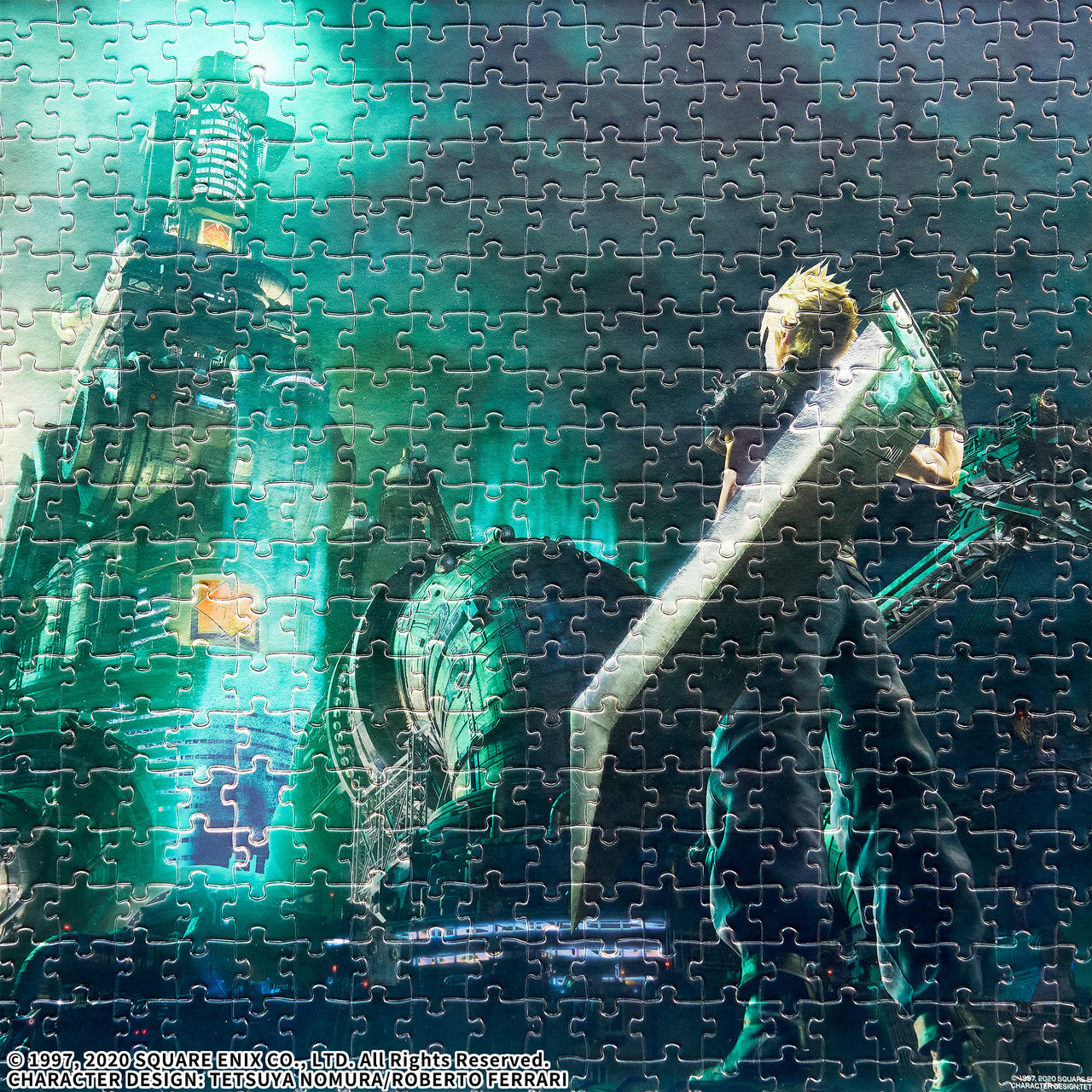 FINAL FANTASY VII REMAKE JIGSAW PUZZLE CLOUD KEY ART 500 PIECE