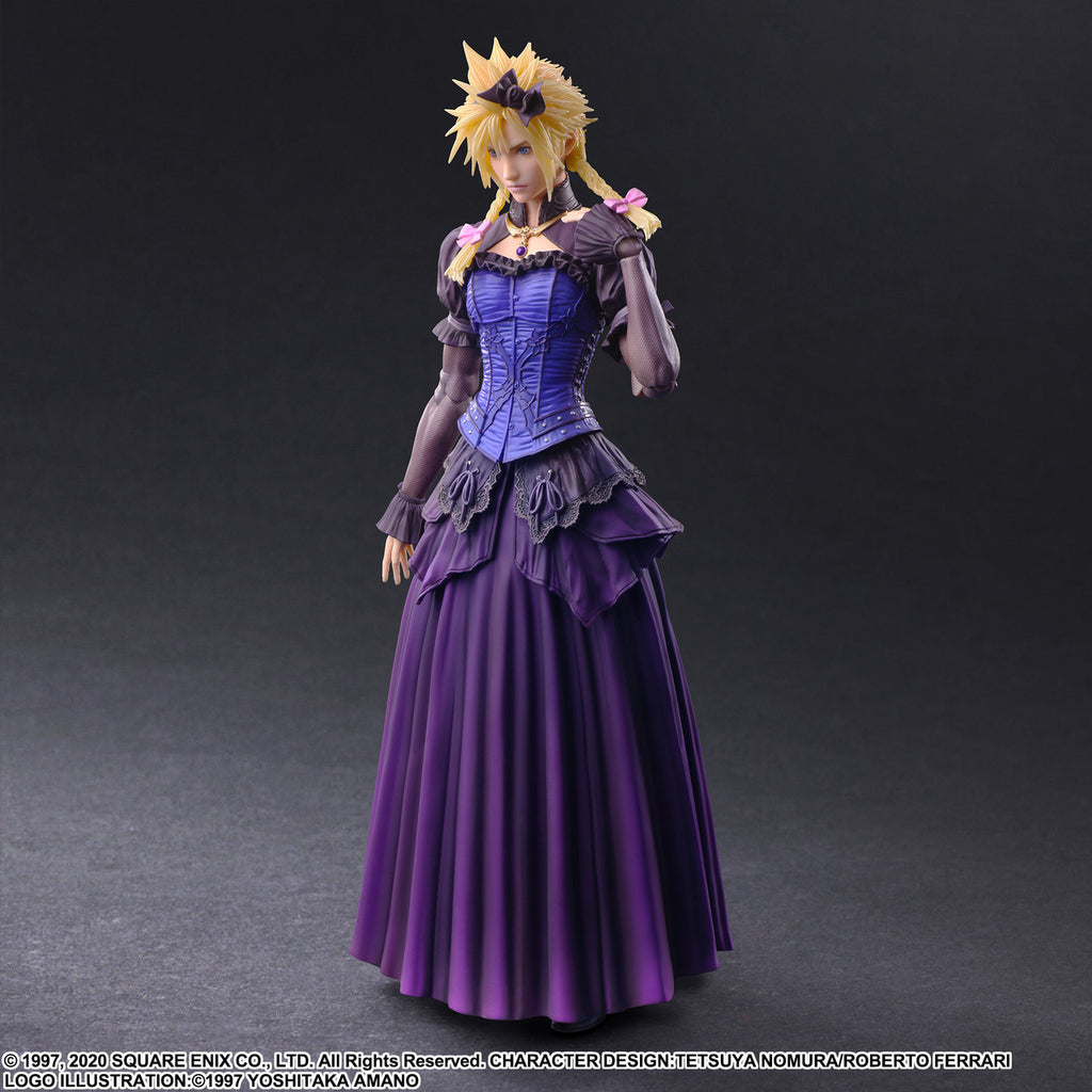 FINAL FANTASY VII REMAKE PLAY ARTS KAI ACTION FIGURE CLOUD STRIFE DRESS VER.