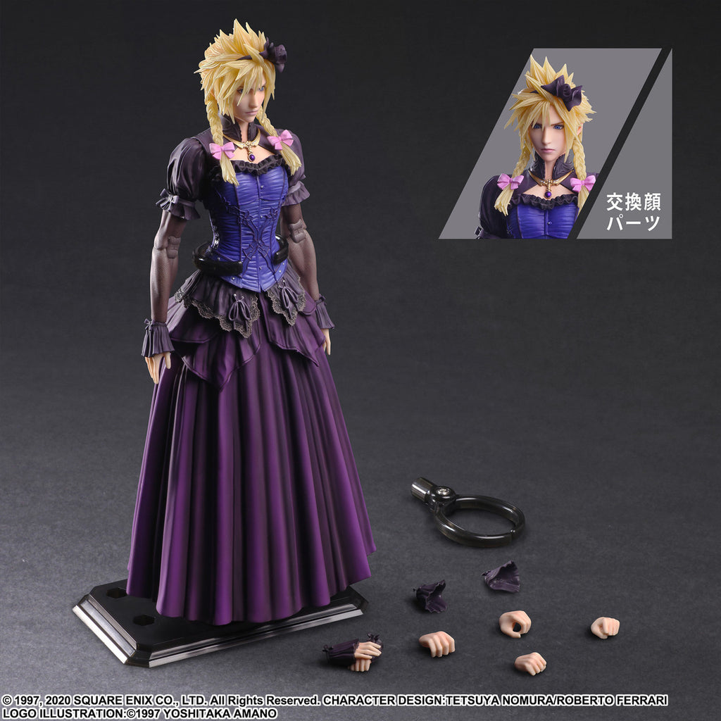 FINAL FANTASY VII REMAKE PLAY ARTS KAI ACTION FIGURE CLOUD STRIFE DRESS VER.