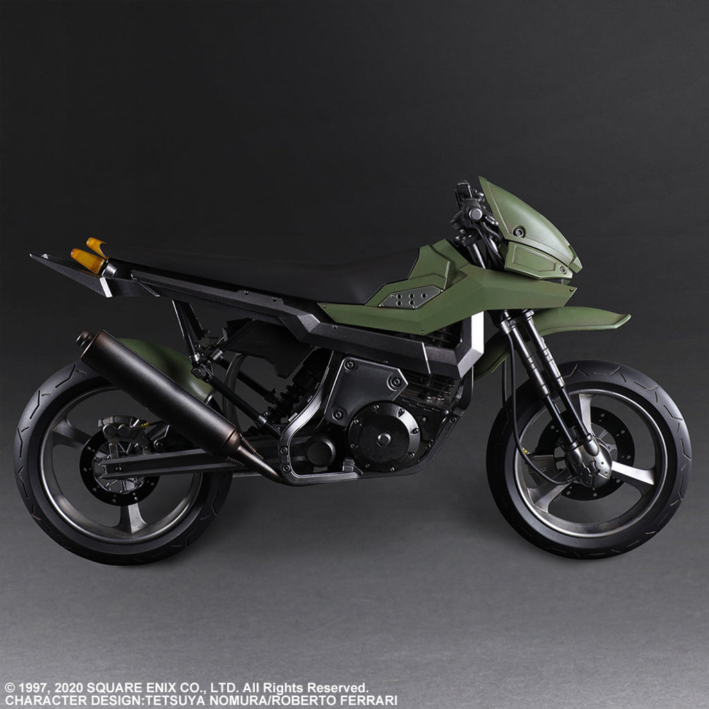 FINAL FANTASY VII REMAKE PLAY ARTS KAI ACTION FIGURE JESSIE & MOTORCYCLE SET