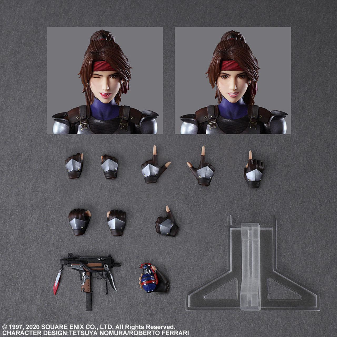 FINAL FANTASY VII REMAKE PLAY ARTS KAI ACTION FIGURE JESSIE & MOTORCYCLE SET