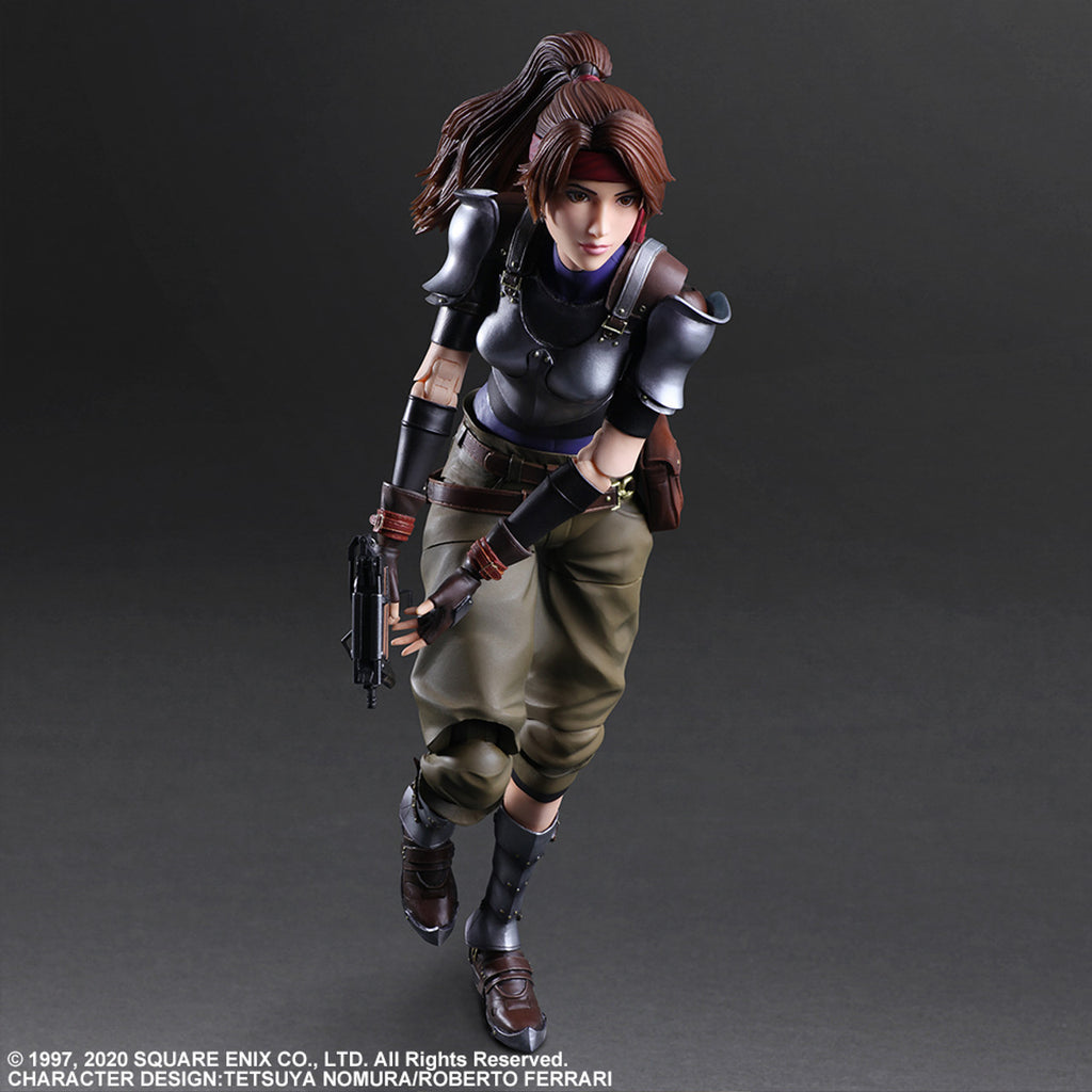 FINAL FANTASY VII REMAKE PLAY ARTS KAI ACTION FIGURE JESSIE & MOTORCYCLE SET