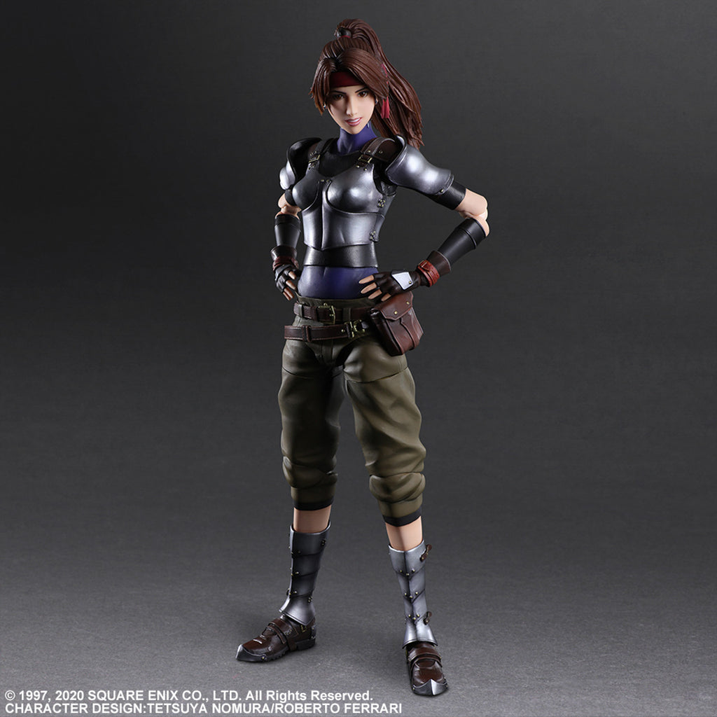 FINAL FANTASY VII REMAKE PLAY ARTS KAI ACTION FIGURE JESSIE & MOTORCYCLE SET