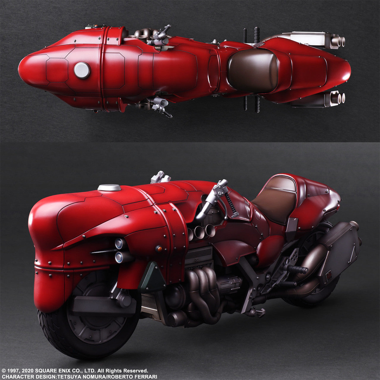 FINAL FANTASY VII REMAKE PLAY ARTS KAI ACTION FIGURE ROCHE & MOTORCYCLE SET