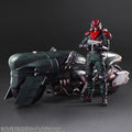 FINAL FANTASY VII REMAKE PLAY ARTS KAI ACTION FIGURE SHINRA ELITE SECURITY OFFICER & MOTORCYCLE SET